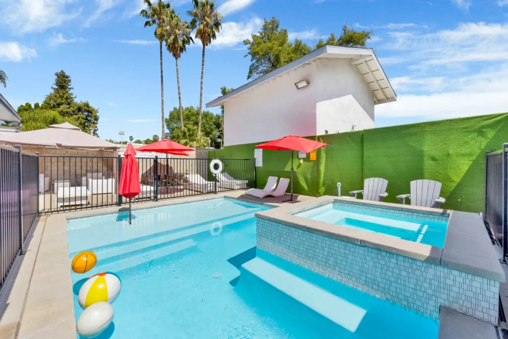Pool at Sober Haven